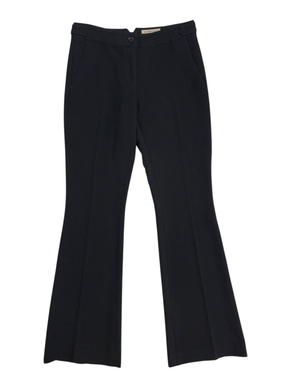 Burberry London Black Flared Dress Pants. Size 4.